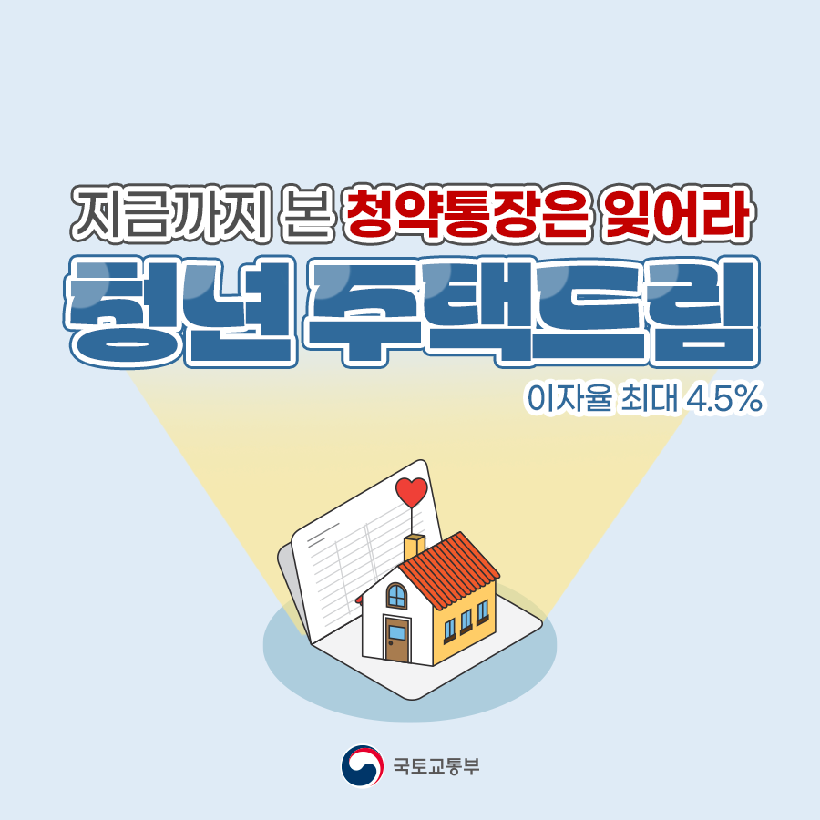 내 집 마련을 꿈꾸는 청년을 위한 '청년 주택드림 청약통장'(2024) 2 청년 주택드림 청약통장