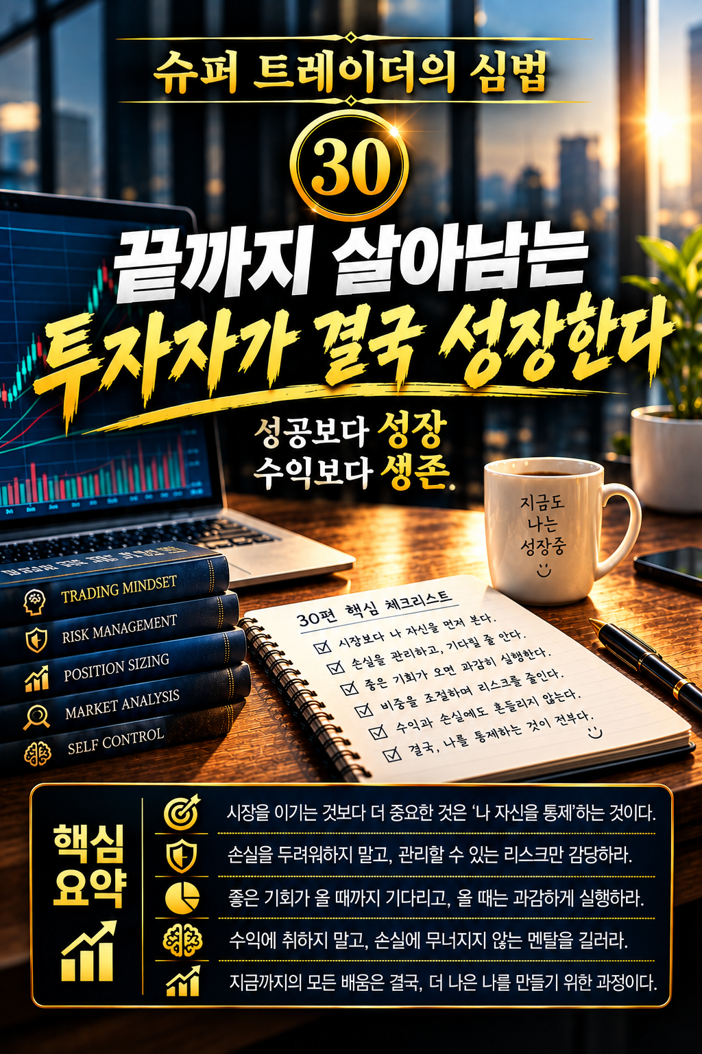 슈퍼 트레이더의 심법 ㉚ 끝까지 살아남는 투자자가 결국 성장한다