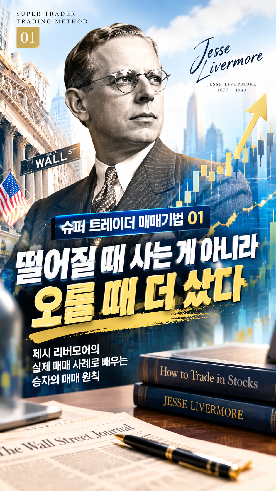 슈퍼 트레이더 매매기법 01 제시 리버모어, 떨어질 때 사는 게 아니라 오를 때 더 샀다